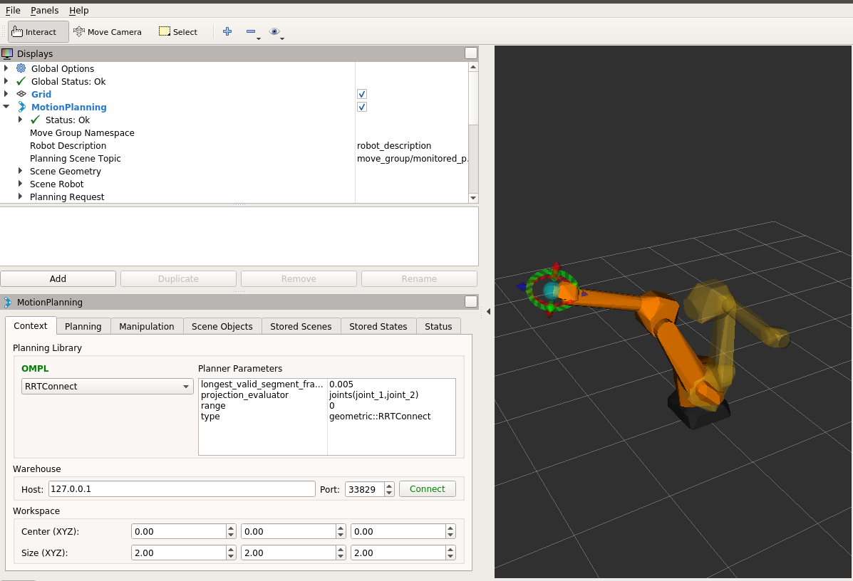 fanuc ghost in rviz