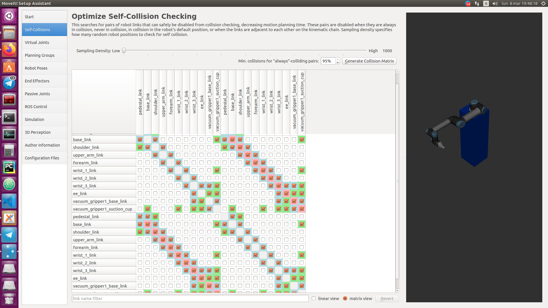 collision-matrix